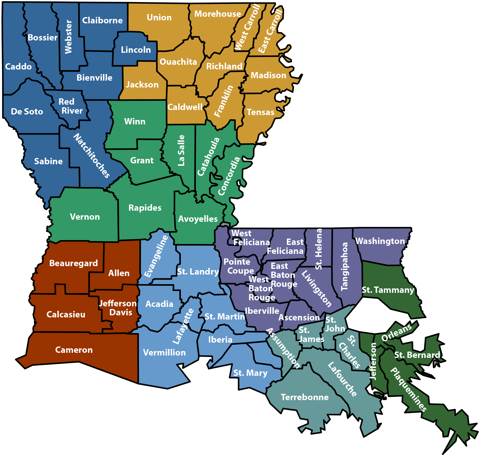 Louisiana Dental Provider Map